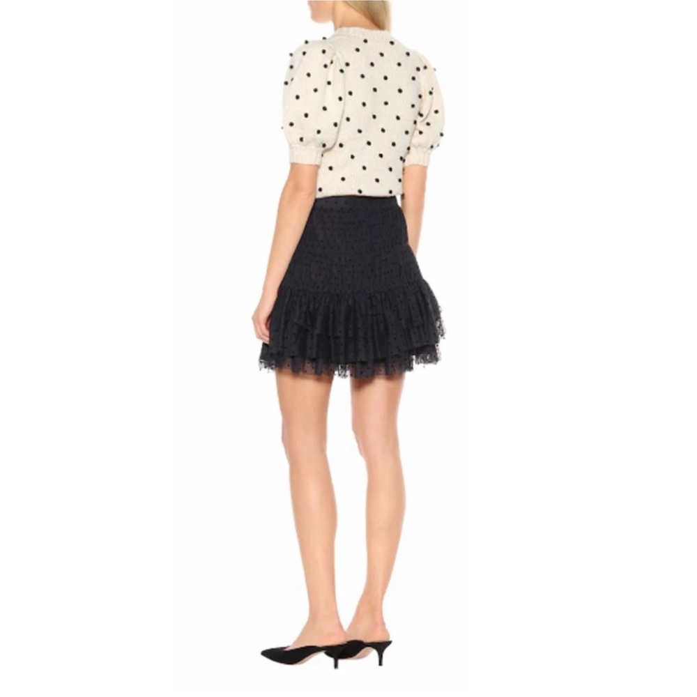 NEW • Ulla Johnson • Bristol Polka Dot Mini Skirt - Picture 2 of 3